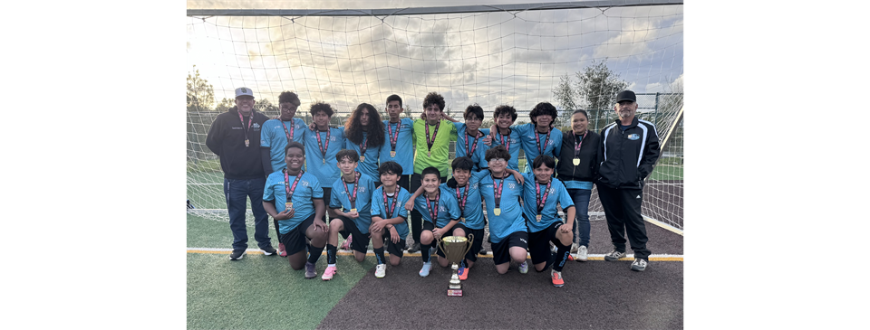 Congratulations, to the U14B NY Roundup Cup Champions!